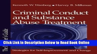 Download Criminal Conduct and Substance Abuse Treatment: Strategies for Self-Improvement and