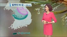 2015 02 25 KBS 2TV 아침뉴스타임 장주희 날씨예보
