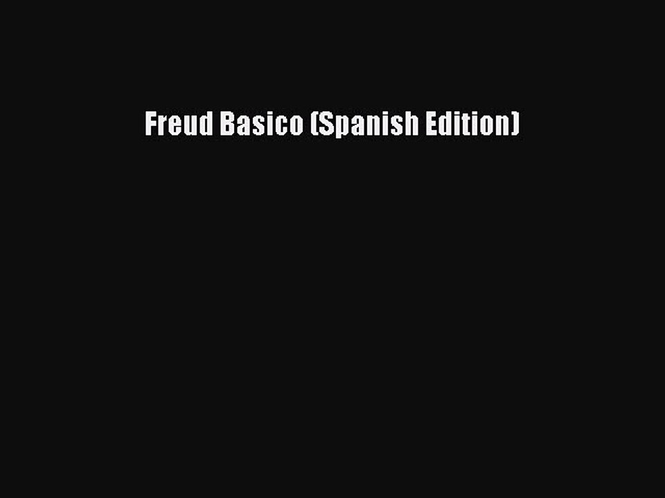 Download Freud Basico (Spanish Edition) PDF Free