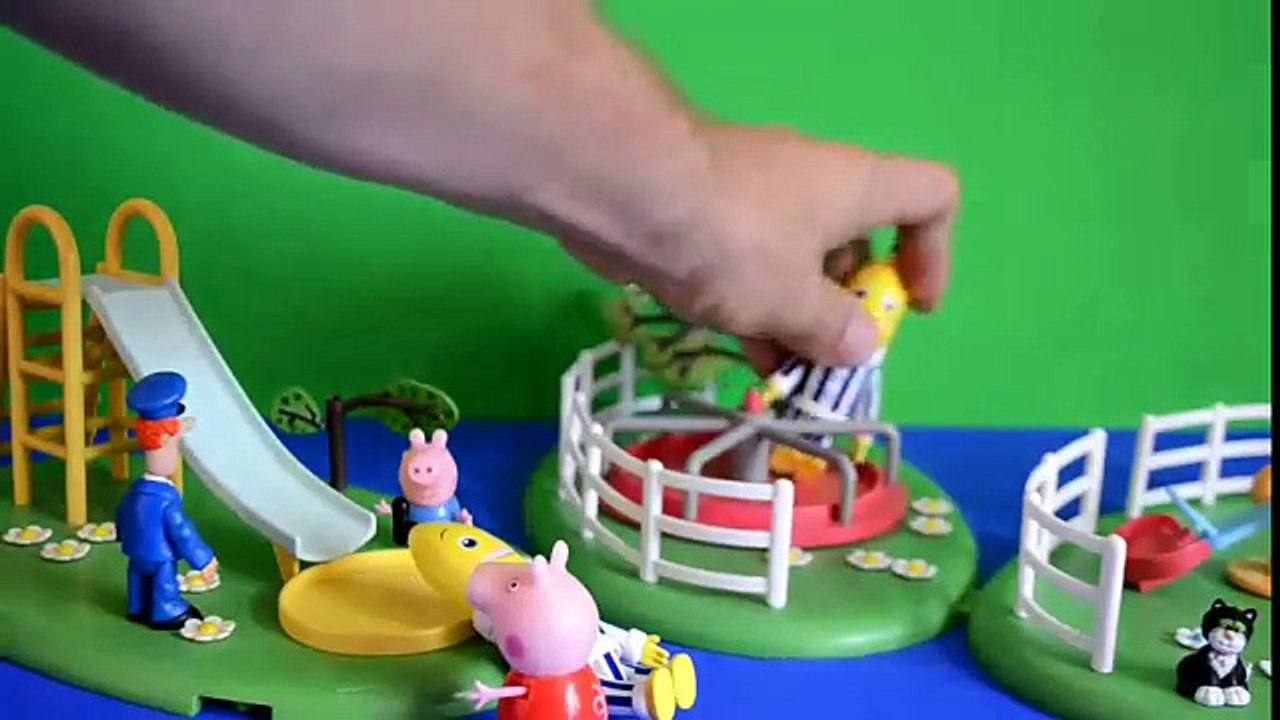 peppa pig || English episode meets big hero 6 bay max Hiro Disney Toys story