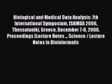 [PDF] Biological and Medical Data Analysis: 7th International Symposium ISBMDA 2006 Thessaloniki