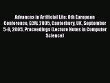 [PDF] Advances in Artificial Life: 8th European Conference ECAL 2005 Canterbury UK September