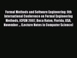 [PDF] Formal Methods and Software Engineering: 9th International Conference on Formal Engineering