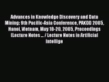 [PDF] Advances in Knowledge Discovery and Data Mining: 9th Pacific-Asia Conference PAKDD 2005