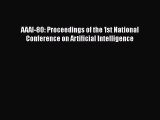 [PDF] AAAI-80: Proceedings of the 1st National Conference on Artificial Intelligence [Read]