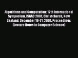 [PDF] Algorithms and Computation: 12th International Symposium ISAAC 2001 Christchurch New
