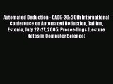 [PDF] Automated Deduction - CADE-20: 20th International Conference on Automated Deduction Tallinn