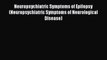 Read Neuropsychiatric Symptoms of Epilepsy (Neuropsychiatric Symptoms of Neurological Disease)