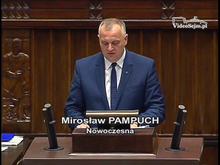 Poseł Mirosław Pampuch - Wystąpienie z dnia 08 czerwca 2016 roku.