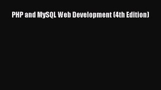 Download PHP and MySQL Web Development (4th Edition) PDF Online