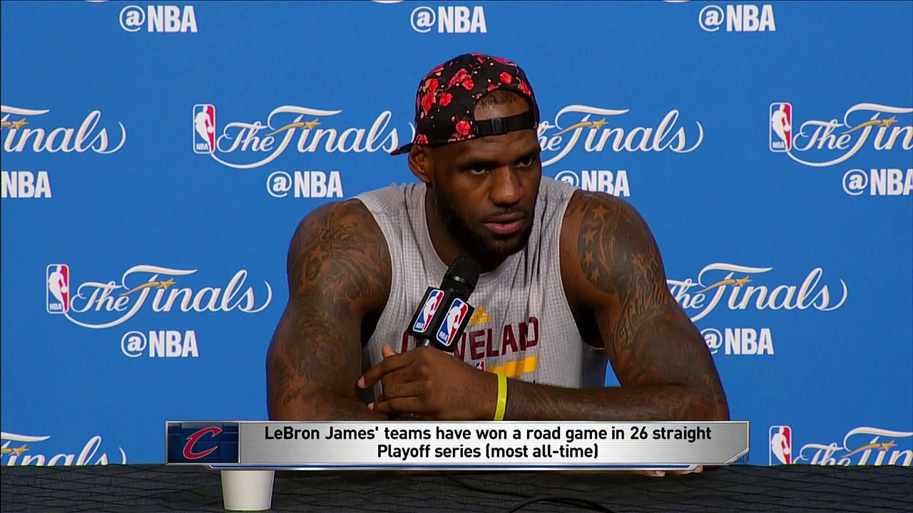 LeBron James Practice Interview - Warriors vs Cavaliers - Game 6 - 2016 NBA Finals
