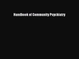 Read Handbook of Community Psychiatry Ebook Free
