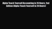 [PDF] Alpha Teach Yourself Accounting in 24 Hours 2nd Edition (Alpha Teach Yourself in 24 Hours)
