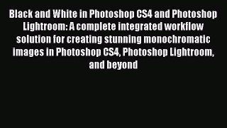 Download Black and White in Photoshop CS4 and Photoshop Lightroom: A complete integrated workflow
