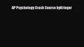 [Online PDF] AP Psychology Crash Course byKrieger  Read Online