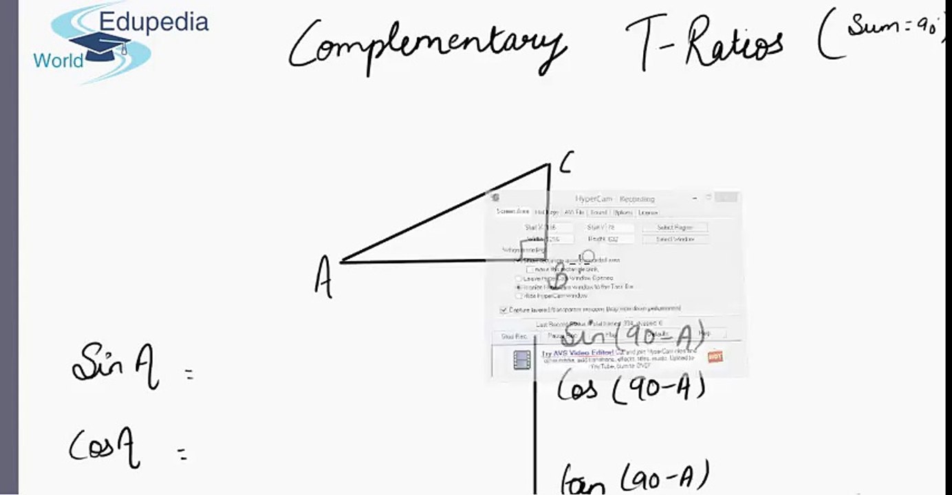 Complementary Pair (T-Ratios)