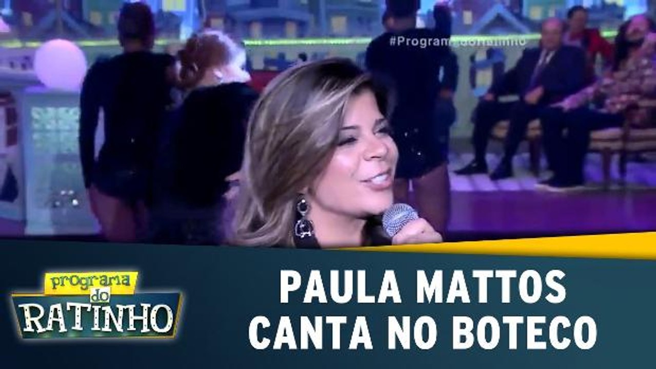 Paula Mattos canta no Boteco