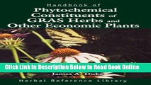 Read Handbook of Phytochemical Constituents of GRAS Herbs and Other Economic Plants: Herbal