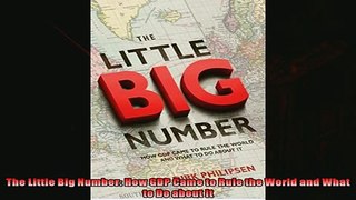 Popular book  The Little Big Number How GDP Came to Rule the World and What to Do about It