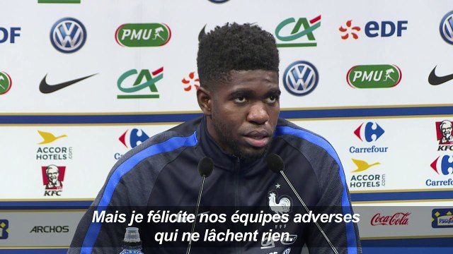 Euro-2016 - France/Umtiti: On peut faire beaucoup mieux