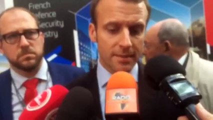 Radio Tongossa Emmanuel Macron salon Eurosatory 2016