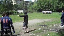 Video shows 'Russian football hooligans' training to fight