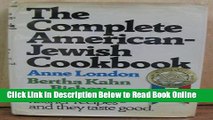 Read The Complete American-Jewish Cookbook: In Accordance With the Jewish Dietary Laws  Ebook Free
