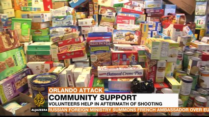 Orlando attack: Volunteers rally behind victims' families