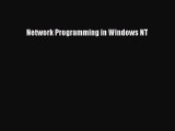 Read Network Programming in Windows NT Ebook Free