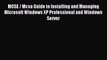 Read MCSE / Mcsa Guide to Installing and Managing Microsoft Windows XP Professional and Windows