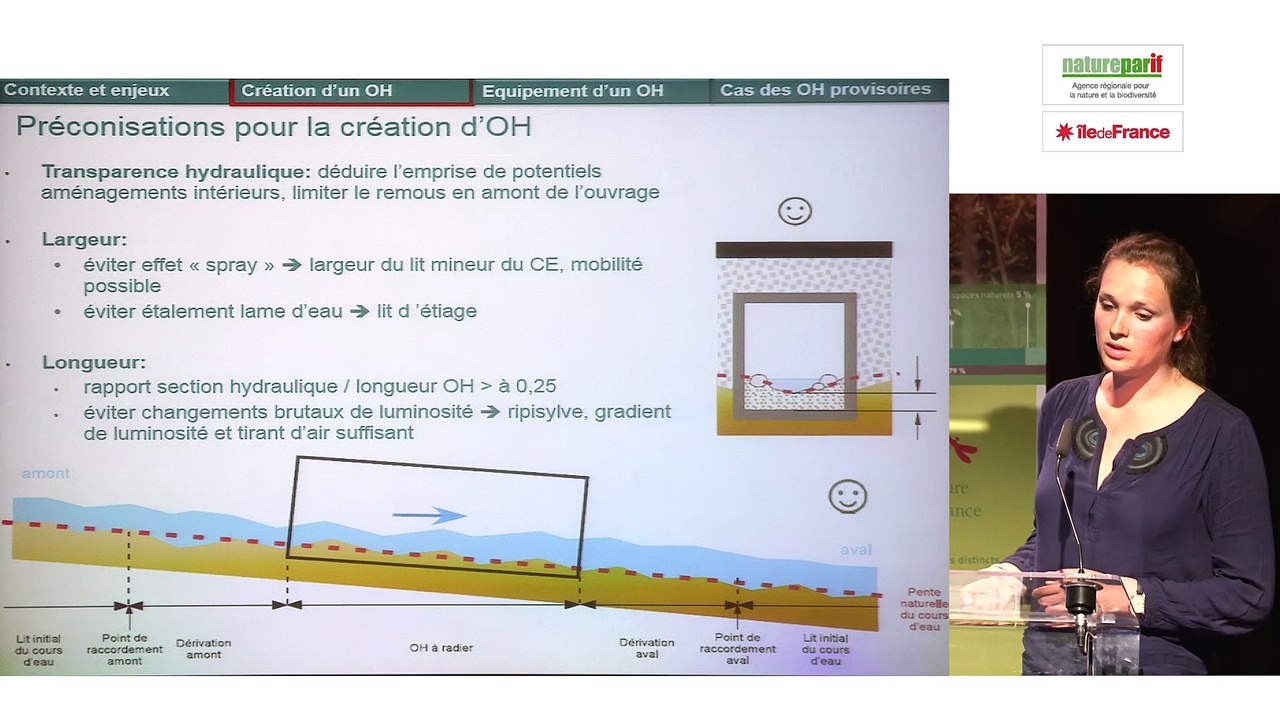 Perméabilité des ouvrages hydrauliques par Astrid MOREL, ONEMA