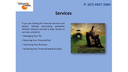 Bookkeeping Services in Mackay - Whitson Dawson