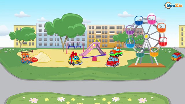 МУЛЬТИКИ МАШИНКИ. Кран и Грузовик. Экскаватор и Строительная Техника. Машинки на Детской Площадке