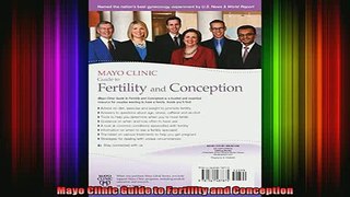 READ book  Mayo Clinic Guide to Fertility and Conception Full Free