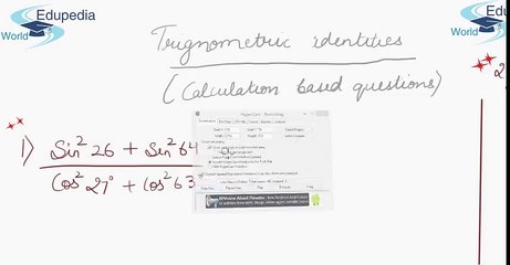 Calculation Based Questions on Trigonometry