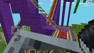 Minecraft pe roller coaster rides p3