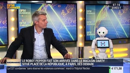"Avec Pepper et Nao, on arrive à recréer ce lien affectif avec les clients", Olivier Godart - 16/06