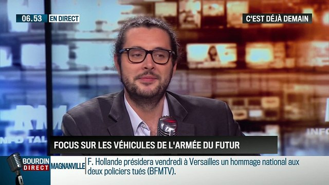 La chronique d'Anthony Morel : Focus sur les véhicules étonnants de l'armée du futur - 16/06