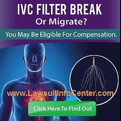 IVC Filter Lawsuit Ad