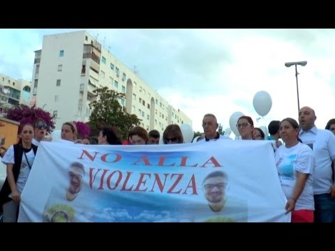 Napoli - Ciro Colonna, marcia contro la violenza a Ponticelli (15.06.16)