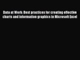 Read Data at Work: Best practices for creating effective charts and information graphics in
