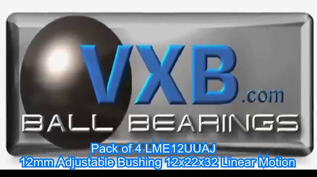 Pack of 4 LME12UUAJ 12mm Adjustable Bushing 12x22x32 Linear Motion