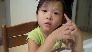 2011-10-23 詩篇一篇by 4 year-old girl