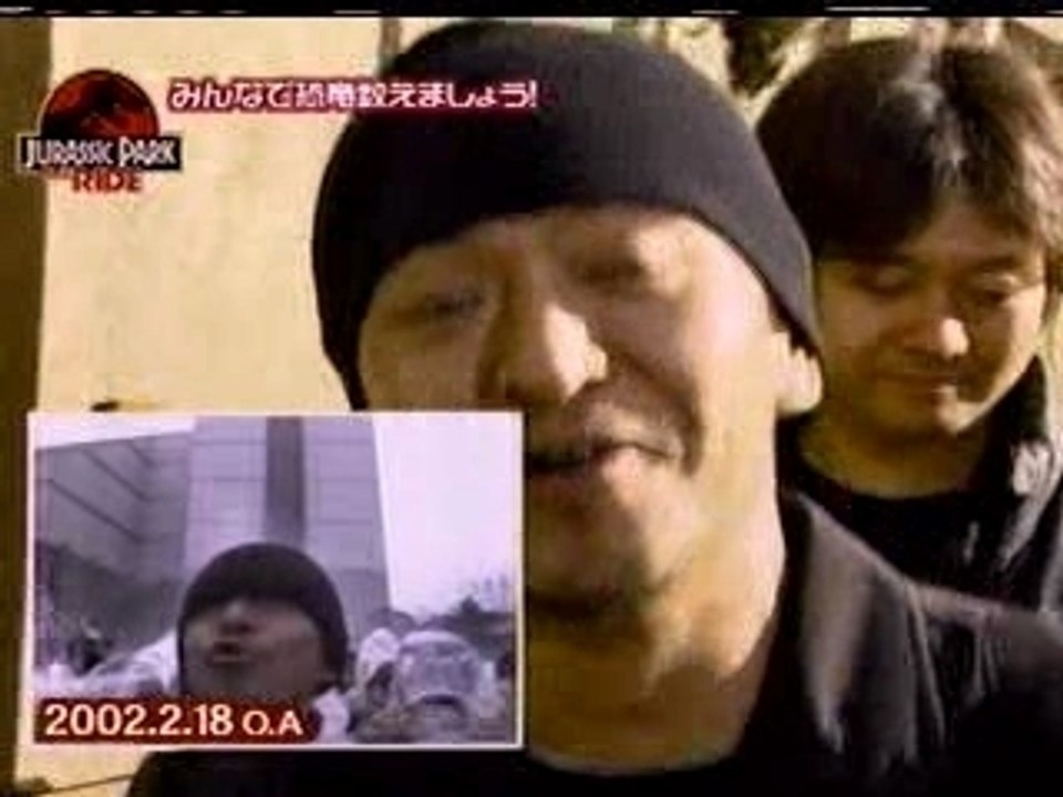 Jurassic Park Roller Coaster Ride with w-inds & Gackt