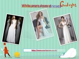 2016 white long evening prom dresses on marieprom