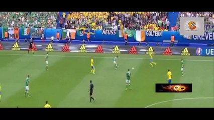 ملخص مباراة أيرلندا والسويد 1-1 يورو 2016
