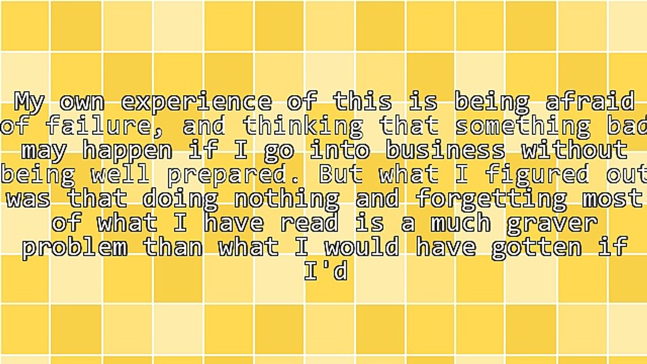 Have You Read So Much That It Seems Like You Will Have Info Running Out Through Your Ears?