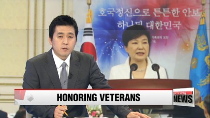 President Park honors veterans, men of merit at presidential office lunch