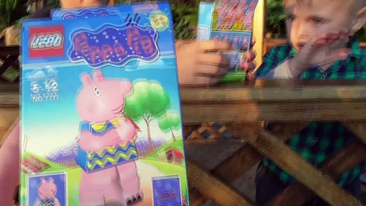 СВИНКА  ПЕППА LEGO конструктор Игра Распаковка Видео для детей pig Peppa, LEGO  Unpacking .
