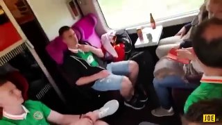 Irish fans serenade nun on train with Our Father chant